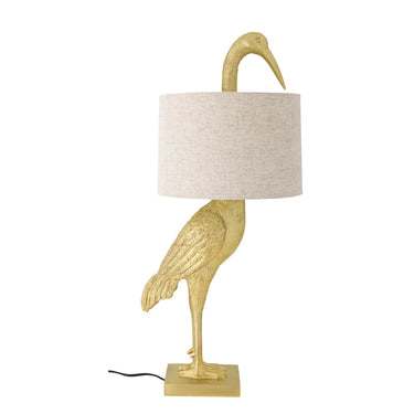 Heron Table lamp, Gold, Polyresin L35,5xH73xW30 cm