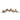 Mirabel Candle Holder, Gold, Metal L31xH7,5xW16,5 cm