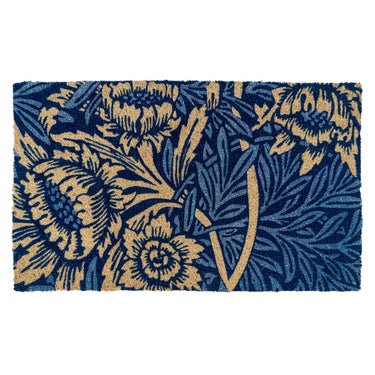 Kynnysmatto sini-ruskea kookoskuitua | Morris & Co. Tulip and Willow-Entryways-Sasu’s sisustus- ja huonekaluliike