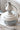 Lantern w. pattern H49/L25.5/W15.5 cm antique cream