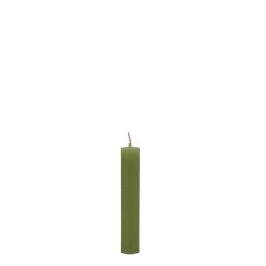 Macon Short Dinner Candle rustic 4 h H11/D2 cm forrest green