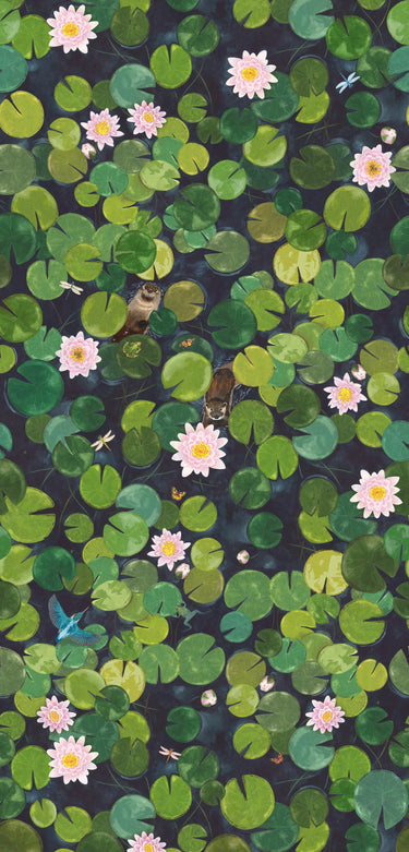 Lily Pads Hopper | non-woven tapetti | In the Garden