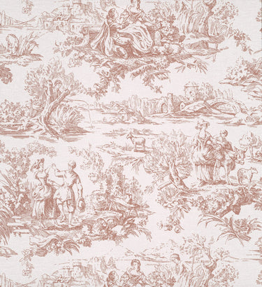 Lovers' Toile Blush | non-woven tapetti | National Trust Papers III