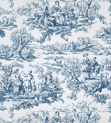 Lovers' Toile Mazarine | non-woven tapetti | National Trust Papers III