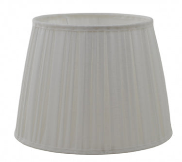 Luonnonvalkoinen pliseerattu lampuvarjostin pöytävalaisimeen | ⌀20-38 x 15-28 cm | Linero-Hallbergs-Sasu’s sisustus- ja huonekaluliike
