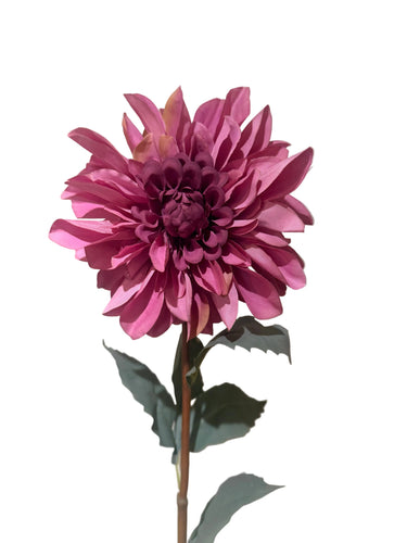 Malvan sävyinen daalia-kestokukka | ⌀15 x 82 cm-Mezu Silk Flowers-Sasu’s sisustus- ja huonekaluliike