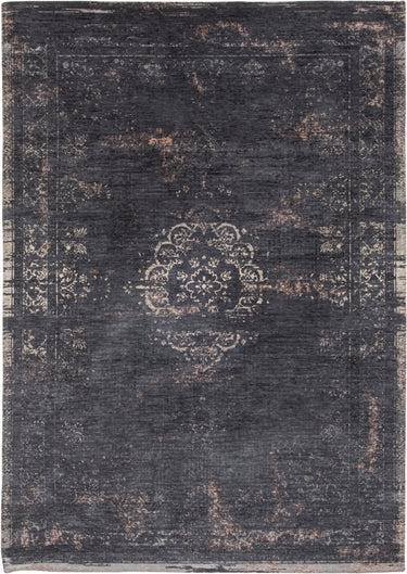 Matto kierrätyspolyesteriä | Fading World Medaillon Mineral Black-Louis de Poortere-Sasu’s sisustus- ja huonekaluliike