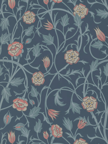 May's Tulip Hicks Blue | non-woven tapetti | In the Garden