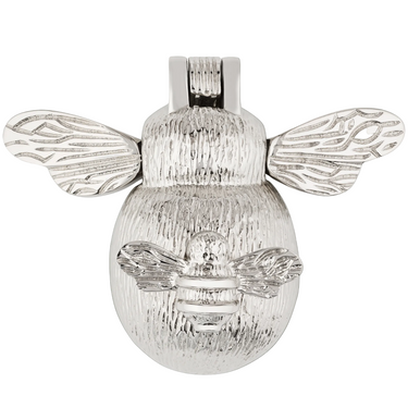 Messinkinen kahden mehiläisen ovikolkutin | Nikkeli | Brass Bee and Mini Bee-Brass bee-Sasu’s sisustus- ja huonekaluliike