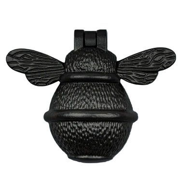 Mehiläisaiheinen ovikolkutin messinkiä | Musta | 12,7 x 3,8 x 10,12 cm | Bumble Bee-Brass bee-Sasu’s sisustus- ja huonekaluliike