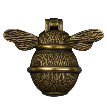 Mehiläisaiheinen ovikolkutin messinkiä | Pronssi | 12,7 x 3,8 x 10,12 cm | Bumble Bee-Brass bee-Sasu’s sisustus- ja huonekaluliike