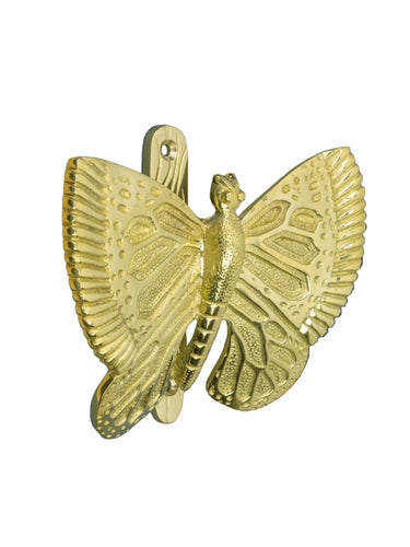 Messinkinen perhonen-ovikolkutin | Messinki | Butterfly-Brass bee-Sasu’s sisustus- ja huonekaluliike