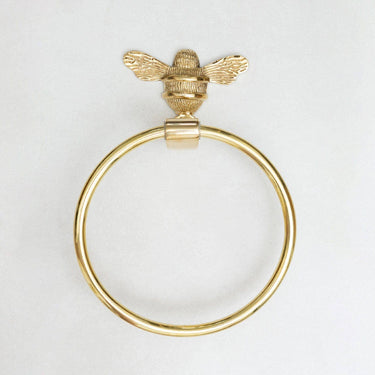 Messinkinen pyyheteline I K22 cm | Bee-Brass bee-Sasu’s sisustus- ja huonekaluliike