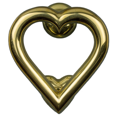 Messinkinen sydän-ovikolkutin | Antiikkimessinki | Love Heart-Brass bee-Sasu’s sisustus- ja huonekaluliike