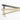 Messinkinen taustalevy lankavetimelle reikäväli 12,8 tai 16 cm | Antiikkimessinki | 2,4 x 18 - 21,5 cm