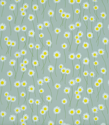 Moon Daisies Celestial Blue | non-woven tapetti | In the Garden