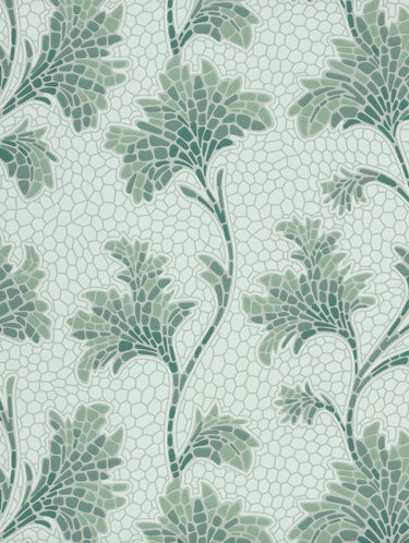 Mosaic Trail Aquamarine | non-woven tapetti | National Trust Papers IV-Little Greene-Sasu’s sisustus- ja huonekaluliike