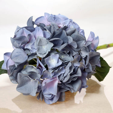Murretun sininen hortensia-kestokukka | ⌀19 x 80 cm-Mezu Silk Flowers-Sasu’s sisustus- ja huonekaluliike
