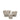 French Basket w. plastic liner set of 3 H32/L40/W40 cm nature