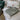 Aix Throw of surplus yarn w. ice crystals L150/W130 cm olive