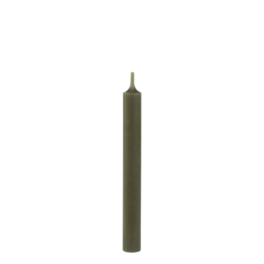 Dinner Candle 7 h H18/D2 cm olive