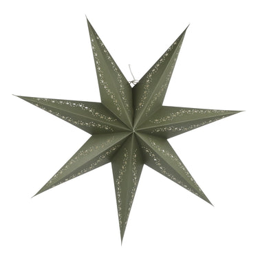 Paper Star excl. cord D60 cm olive