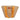GOLDEN YELLOW / JUTE PEPPINO - JUTE BAG WITH COTTON HANDLES 45 X 40 CM