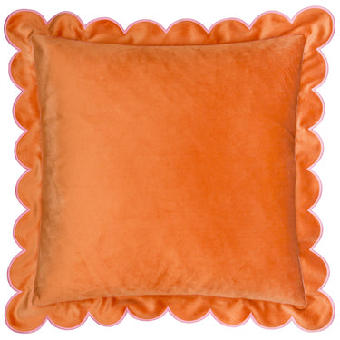 Oranssi sisustustyynyliina | 45 x 45 cm | Scallop-Riva Home-Sasu’s sisustus- ja huonekaluliike