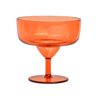 Oranssit margarita-pikniklasit 4 kpl setti | 3,84 dl | Rue-Designworks Collective-Sasu’s sisustus- ja huonekaluliike