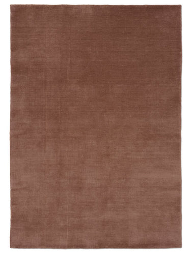 Pehmeä 2 cm paksu punaruskea villamatto | 200 x 300 cm | Solid-Classic Collection-Sasu’s sisustus- ja huonekaluliike