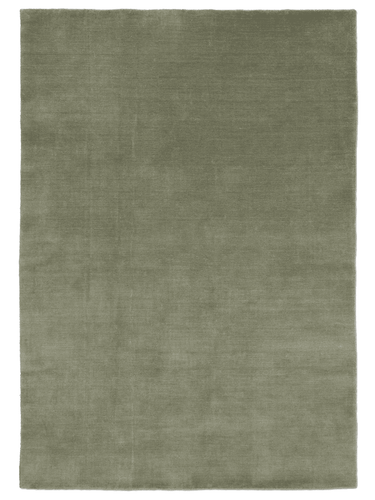 Pehmeä 2 cm paksu vihreä villamatto | 200 x 300 cm | Solid-Classic Collection-Sasu’s sisustus- ja huonekaluliike