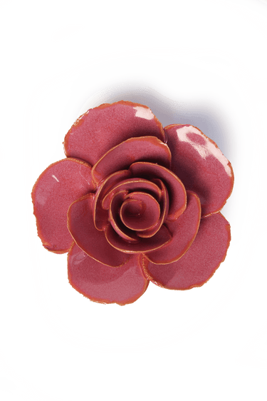 Pinkki jaloleinikki-posliinikukka | ⌀9,5 x 4,5 cm-Chive-Sasu’s sisustus- ja huonekaluliike