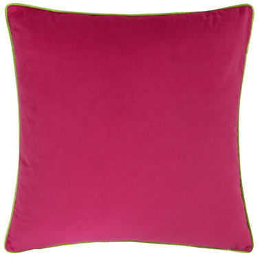 Pinkki sisustustyynyliina limenvihreillä tereillä | 45 x 45 cm | Meridian-Riva Home-Sasu’s sisustus- ja huonekaluliike