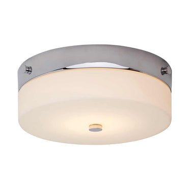 Plafondi kiillotettu kromi | Kylpyhuoneeseen | ⌀23,5 x 8,5 cm | Tamar | (IP44)-Elstead Lighting-Sasu’s sisustus- ja huonekaluliike