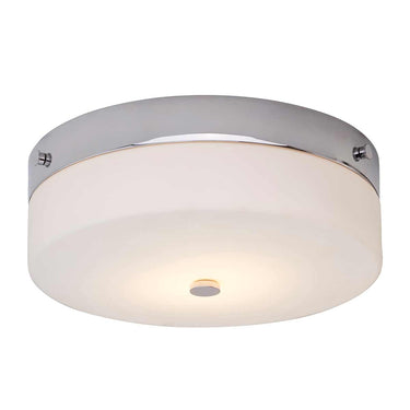 Plafondi kiillotettu kromi | Kylpyhuoneeseen | ⌀29 x 9,5 cm | Tamar | (IP44)-Elstead Lighting-Sasu’s sisustus- ja huonekaluliike