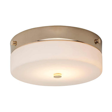 Plafondi Kiillotettu kulta | Kylpyhuoneeseen | ⌀23,5 x 8,5 cm | Tamar | (IP44)-Elstead Lighting-Sasu’s sisustus- ja huonekaluliike