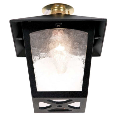 Plafondi musta | IP20 | 18,5 x 18,5 x 20,5 cm | York | (IP20)-Elstead Lighting-Sasu’s sisustus- ja huonekaluliike