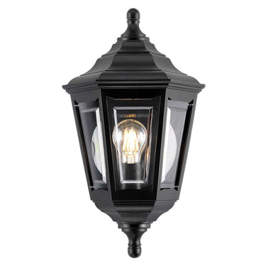 Plafondi musta | Ulkokäyttöön | 25 x 12,7 x 44 cm | Kinsale | (IP44)-Elstead Lighting-Sasu’s sisustus- ja huonekaluliike