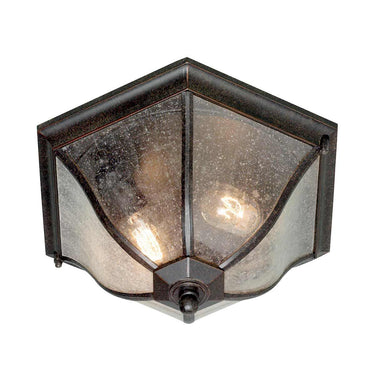 Plafondi pronssi | Ulkokäyttöön | ⌀36 x 20 cm | New England | (IP44)-Elstead Lighting-Sasu’s sisustus- ja huonekaluliike
