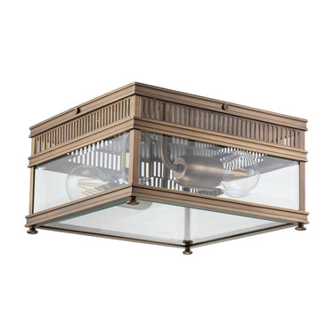 Plafondi tumma pronssi | Ulkokäyttöön | ⌀30 x 16,5 cm | Holborn | (IP44)-Elstead Lighting-Sasu’s sisustus- ja huonekaluliike