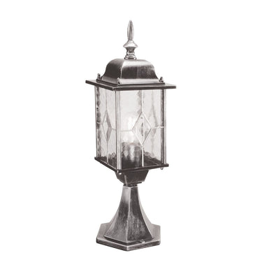 Pollarivalaisin musta ja hopea | Ulkokäyttöön | ⌀15,9 x 52,3 cm | Wexford | (IP44)-Elstead Lighting-Sasu’s sisustus- ja huonekaluliike