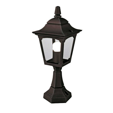Pollarivalaisin musta | Ulkokäyttöön | ⌀17 x 44 cm | Chapel Mini | (IP44)-Elstead Lighting-Sasu’s sisustus- ja huonekaluliike