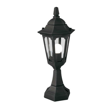 Pollarivalaisin musta | Ulkokäyttöön | ⌀18 x 45 cm | Parish Mini | (IP44)-Elstead Lighting-Sasu’s sisustus- ja huonekaluliike