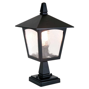 Pollarivalaisin musta | Ulkokäyttöön | ⌀18,5 x 31,5 cm | York | (IP23)-Elstead Lighting-Sasu’s sisustus- ja huonekaluliike
