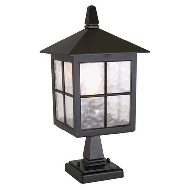 Pollarivalaisin musta | Ulkokäyttöön | ⌀18,5 x 41 cm | Winchester | (IP44)-Elstead Lighting-Sasu’s sisustus- ja huonekaluliike