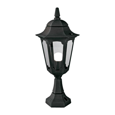 Pollarivalaisin musta | Ulkokäyttöön | ⌀23 x 54 cm | Parish | (IP44)-Elstead Lighting-Sasu’s sisustus- ja huonekaluliike