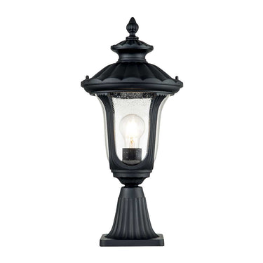 Pollarivalaisin musta | Ulkokäyttöön | ⌀23,5 x 51 cm | Chicago | (IP44)-Elstead Lighting-Sasu’s sisustus- ja huonekaluliike