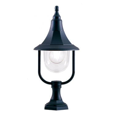 Pollarivalaisin musta | Ulkokäyttöön | ⌀25 x 50 cm | Shannon | (IP44)-Elstead Lighting-Sasu’s sisustus- ja huonekaluliike