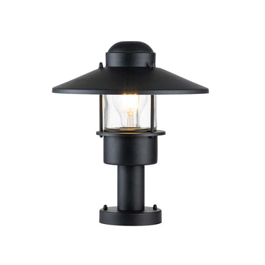 Pollarivalaisin musta | Ulkokäyttöön | ⌀27,5 x 31,8 cm | Klampenborg | (IP44)-Elstead Lighting-Sasu’s sisustus- ja huonekaluliike