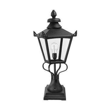 Pollarivalaisin musta | Ulkokäyttöön | ⌀29 x 79 cm | Grampian | (IP44)-Elstead Lighting-Sasu’s sisustus- ja huonekaluliike